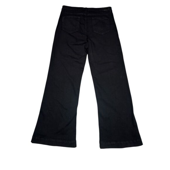 Women’s PAIGE black shadow high waisted Leenah Wide Leg Jean size 32 - Picture 5 of 12